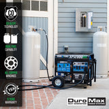 DuroMax 12,000 Watt Dual Fuel Portable HX Generator XP12000HX