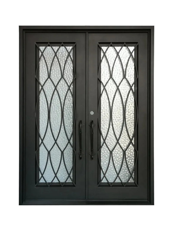 DRAKE WROUGHT IRON DOUBLE DOOR WDD-17
