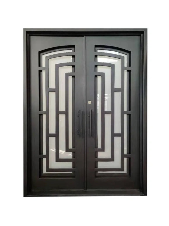 DRAKE WROUGHT IRON DOUBLE DOOR WDD-18