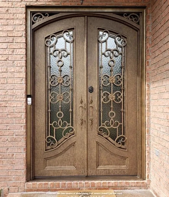 DRAKE WROUGHT IRON DOUBLE DOOR WDD-24