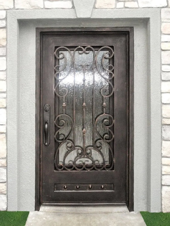 DRAKE WROUGHT IRON DOUBLE DOOR WDD-02