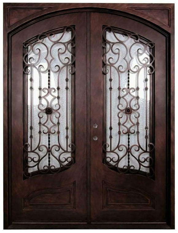 DRAKE WROUGHT IRON DOUBLE DOOR WDD-30