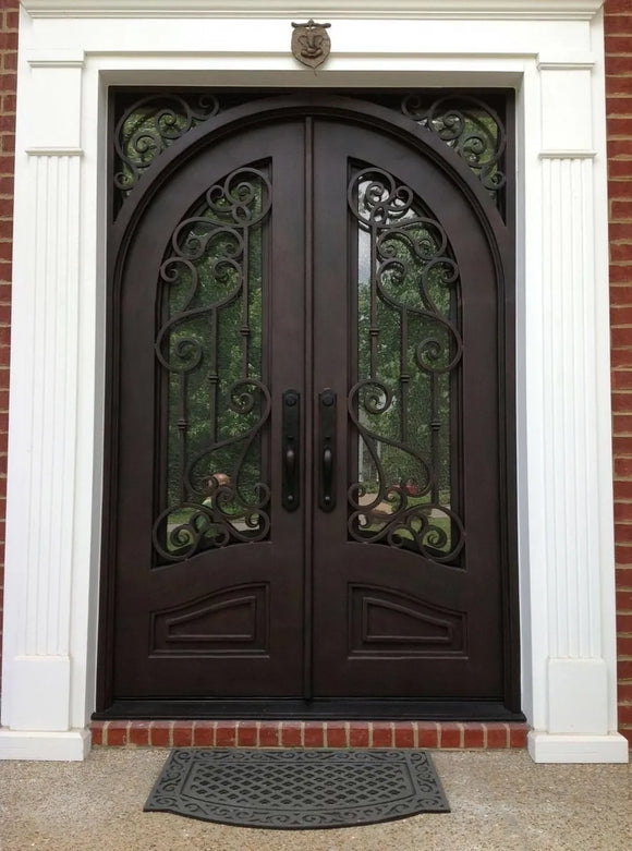 DRAKE WROUGHT IRON DOUBLE DOOR WDD-31