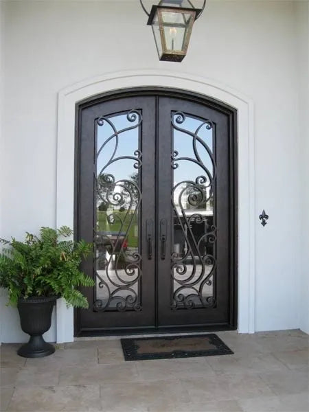DRAKE WROUGHT IRON DOUBLE DOOR WDD-35