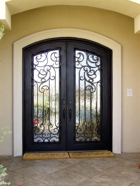 DRAKE WROUGHT IRON DOUBLE DOOR WDD-36