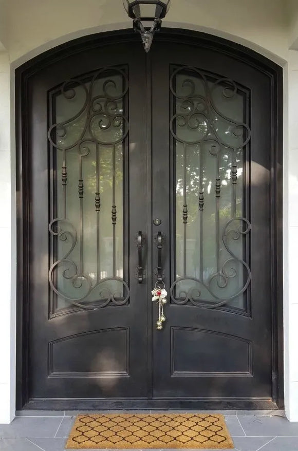 DRAKE WROUGHT IRON DOUBLE DOOR WDD-38