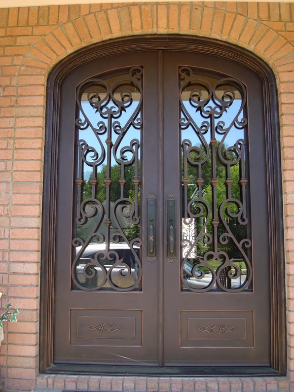 DRAKE WROUGHT IRON DOUBLE DOOR WDD-39