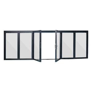 ERIS ALUMINUM BIFOLD DOOR – 216″ X 96″ OUTSWING (3R3L) BFO-21696-3R3L