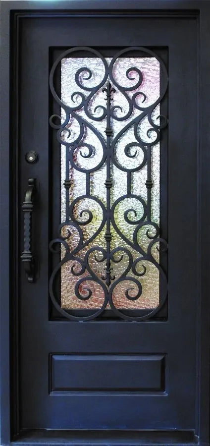 DRAKE WROUGHT IRON DOUBLE DOOR WDD-03