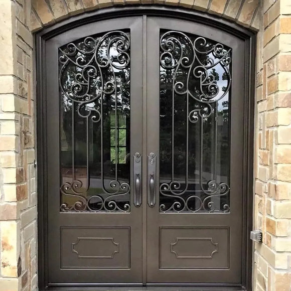 DRAKE WROUGHT IRON DOUBLE DOOR WDD-41