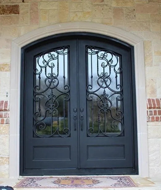 DRAKE WROUGHT IRON DOUBLE DOOR WDD-42