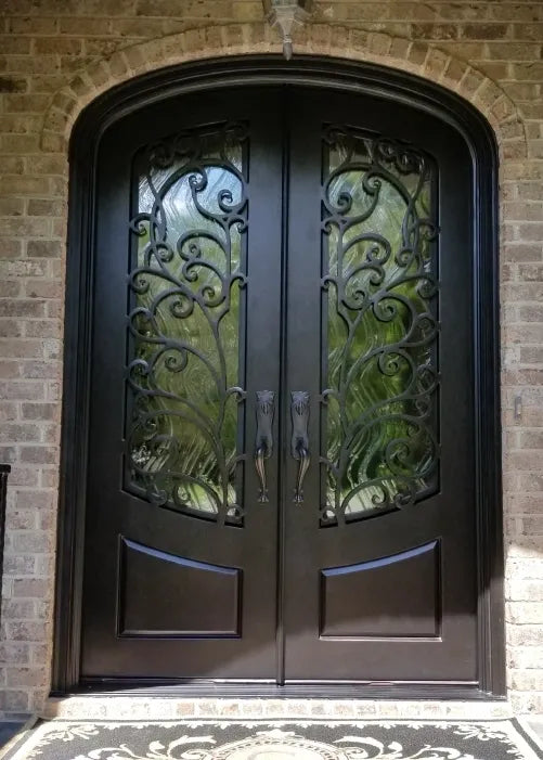 DRAKE WROUGHT IRON DOUBLE DOOR WDD-44