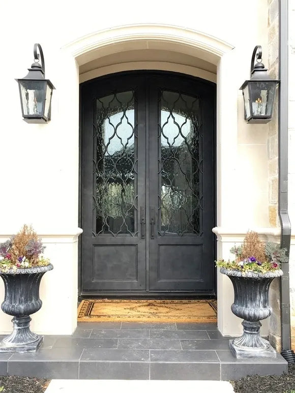 DRAKE WROUGHT IRON DOUBLE DOOR WDD-47