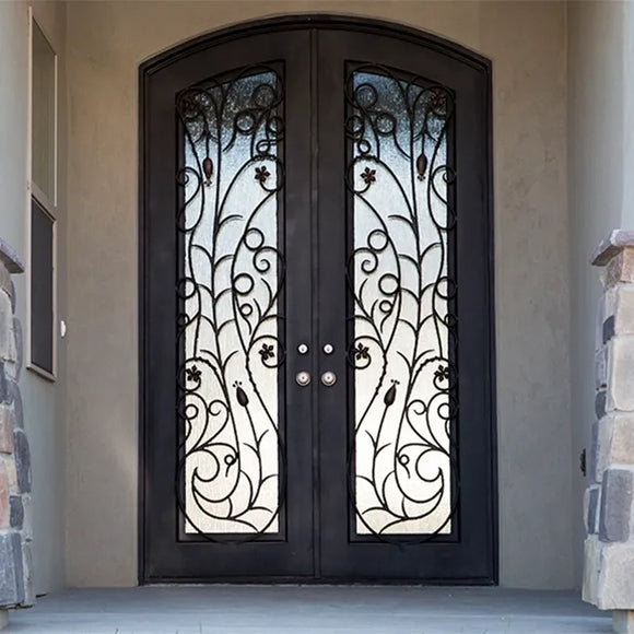 DRAKE WROUGHT IRON DOUBLE DOOR WDD-48
