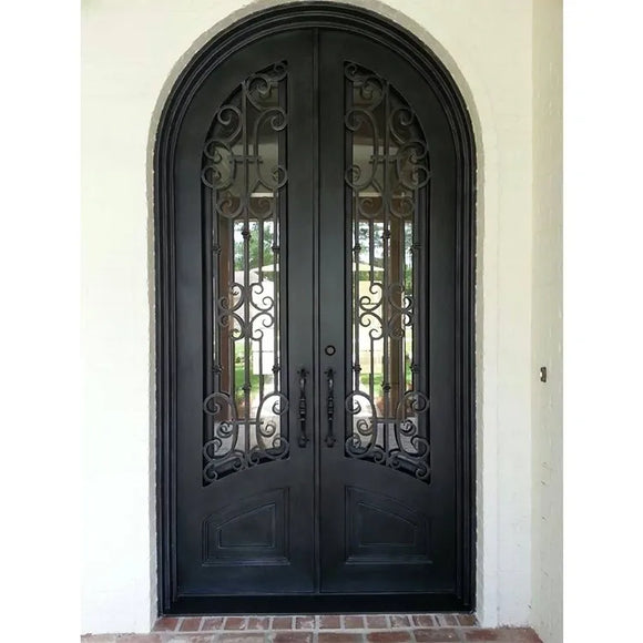 DRAKE WROUGHT IRON DOUBLE DOOR WDD-52