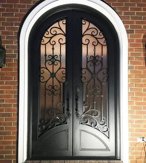 DRAKE WROUGHT IRON DOUBLE DOOR WDD-55