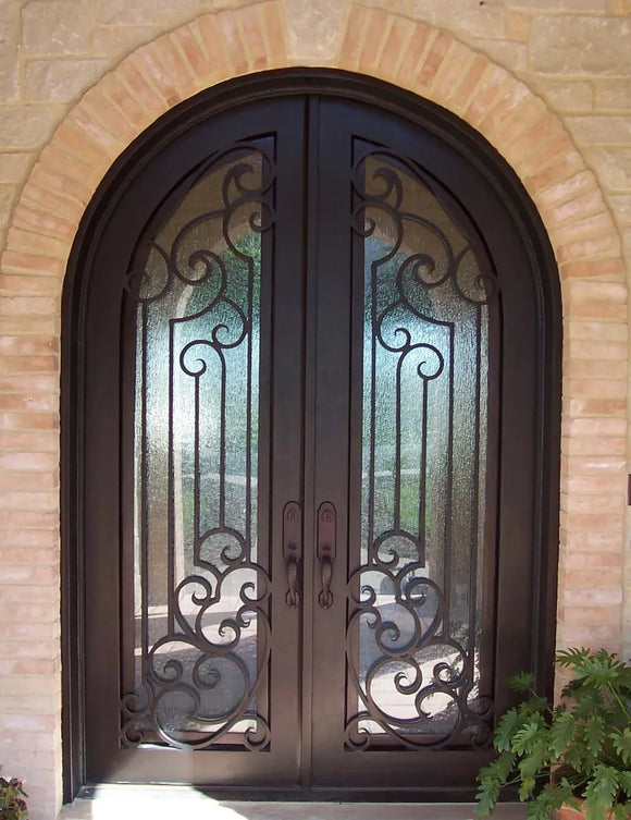 DRAKE WROUGHT IRON DOUBLE DOOR WDD-58