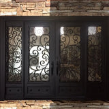 DRAKE WROUGHT IRON DOUBLE DOOR WDD-62