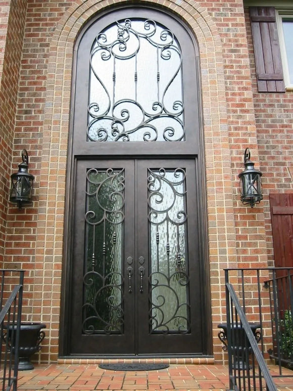 DRAKE WROUGHT IRON DOUBLE DOOR WDD-81