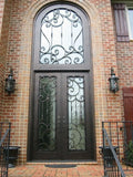 DRAKE WROUGHT IRON DOUBLE DOOR WDD-81