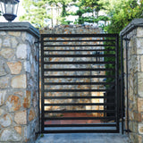 Aleko Steel Pedestrian Gate - Sofia Style - 5 ft.