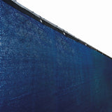 Aleko Privacy Mesh Fabric Screen Fence with Grommets - 6 x 50 Feet - Blue