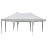 Aleko Heavy Duty Octagonal Outdoor Canopy Event Tent with Windows - 20 X 14 FT - White