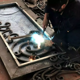 DRAKE WROUGHT IRON DOUBLE DOOR WDD-81