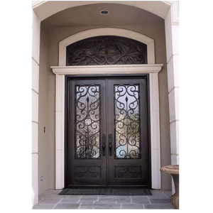 DRAKE WROUGHT IRON DOUBLE DOOR WDD-72