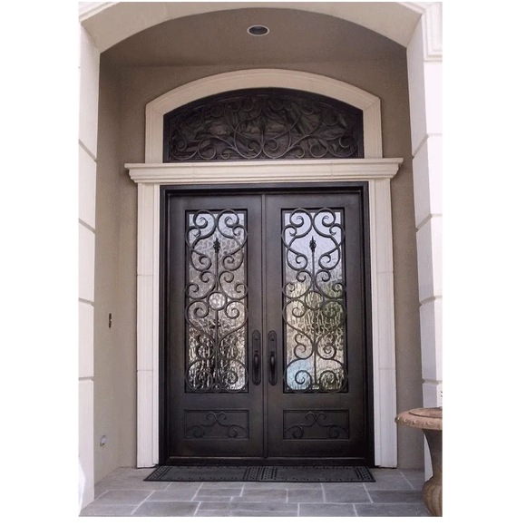 DRAKE WROUGHT IRON DOUBLE DOOR WDD-72