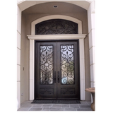 DRAKE WROUGHT IRON DOUBLE DOOR WDD-72