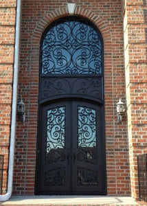 DRAKE WROUGHT IRON DOUBLE DOOR WDD-83