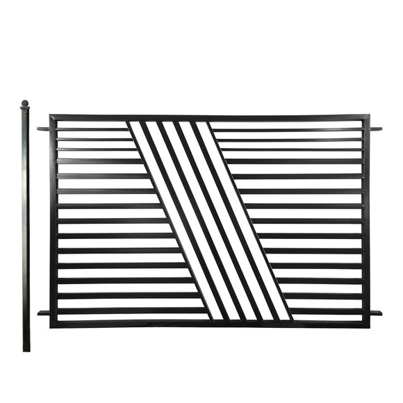 Aleko Steel Fence – Sofia Style – 8x5 ft.