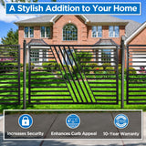 Aleko Steel Fence – Sofia Style – 8x5 ft.