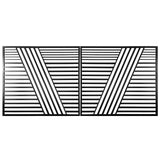 Aleko Steel Dual Swing Driveway Gate - Sofia Style - 16 x 6 Feet