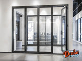 Drake Aluminum BiFold Door – 120″ x 80″ Inswing (1R3L) BFI-12080-1R3L