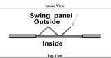 Eris Home Aluminum BiFold Door – 108″ x 96″ Outswing (3L) BFO-10896-3L