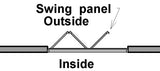 Eris Home Aluminum BiFold Door - 96″ x 80″ Outswing (3L) BFO-9680-3L