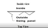 Eris Home Aluminum BiFold Door - 120″ x 96″ Outswing (1R3L) ﻿BFO-12096-1R3L