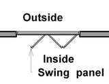 Eris Home Aluminum BiFold Door - 84″ x 80″ Inswing (3R) BFI-8480-3R