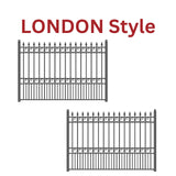 Aleko 2-Panel Fence Kit – LONDON Style – 8x5 ft. Each
