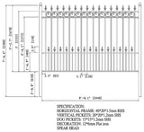 Aleko 2-Panel Fence Kit – PRAGUE Style – 8x5 ft. Each
