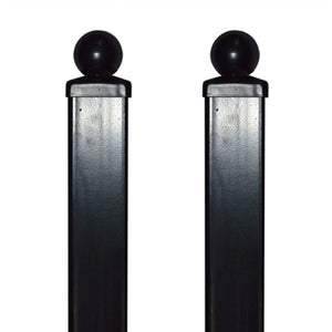 Post for Pedestrian Gate - 7.5 Ft x 2.4 x 2.4 Inch - Set of 2