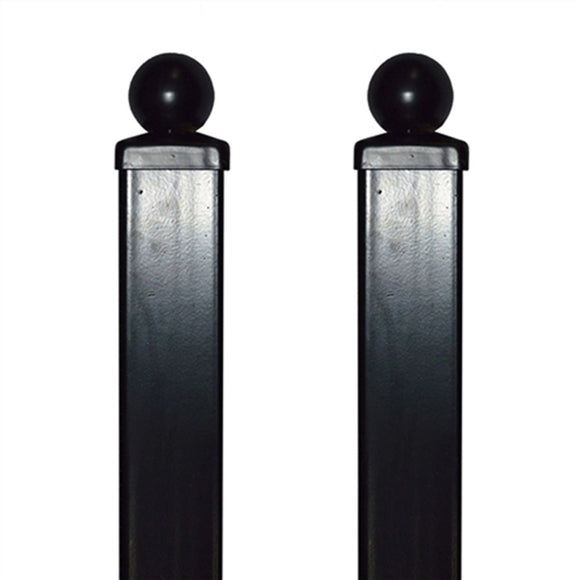 Post for Pedestrian Gate - 7.5 Ft x 2.4 x 2.4 Inch - Set of 2