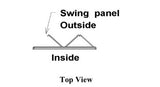 Eris Home Aluminum BiFold Door - 96″ x 96″ Outswing (3R) BFO-9696-3R