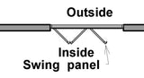 Eris Home Aluminum BiFold Door – 96″ x 80″ Inswing (3L) BFI-9680-3L