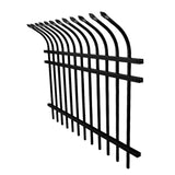 Aleko Commercial Grade 8-Panel Steel Fence Kit – Athens – 8x6 ft. Each