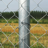 Aleko Galvanized Steel Chain Link Fence - Complete Kit - 4 x 50 Feet - 12.5 AW Gauge