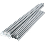 Aleko Galvanized Steel Chain Link Fence - Complete Kit - 6 x 50 Feet - 12.5 AW Gauge