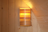 Aleko Canadian Hemlock Indoor Wet Dry Sauna with LED Lights - 6 kW UL Certified Heater - 6 Person